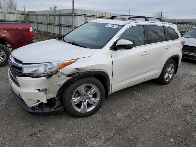 TOYOTA HIGHLANDER 2015 with VIN 5TDDKRFH2FS108249 - Photo from auction