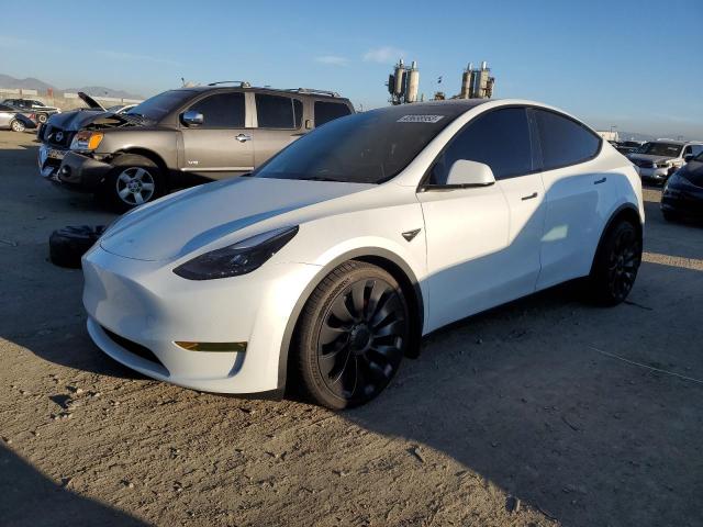 TESLA MODEL Y 2022 with VIN 7SAYGDEF3NF514682 - Photo from auction