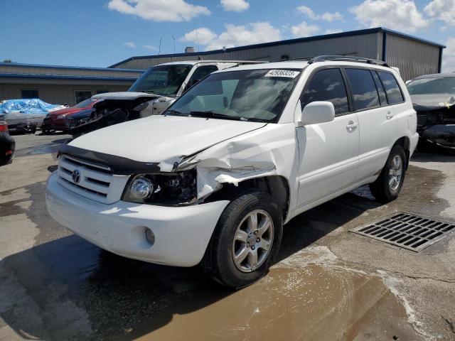 TOYOTA HIGHLANDER 2007 with VIN JTEGP21A270145026 - Photo from auction