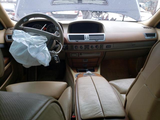 Photo 8 from auction – 2003 BMW 745 LI with VIN WBAGN63483DR14394
