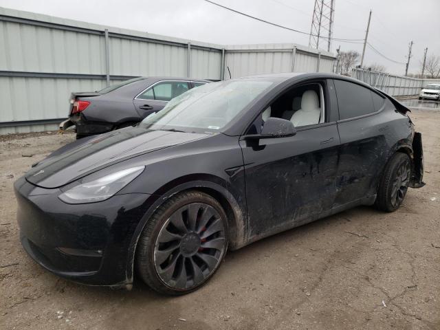 TESLA MODEL Y 2022 with VIN 7SAYGDEF9NF495278 - Photo from auction