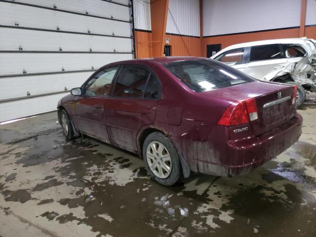 Photo 2 from auction – 2003 HONDA CIVIC LX with VIN 2HGES16683H920428