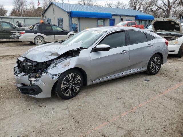 HONDA CIVIC EX 2018 with VIN JHMFC1F38JX032677 - Photo from auction