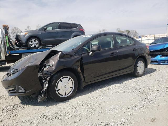 Photo 1 from auction – 2013 HONDA CIVIC HF with VIN 2HGFB2F64DH540417