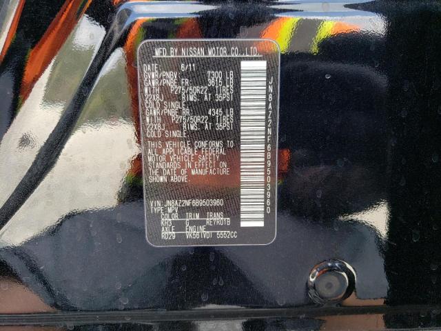 Photo 14 from auction – 2011 INFINITI QX56 with VIN JN8AZ2NF6B9503960