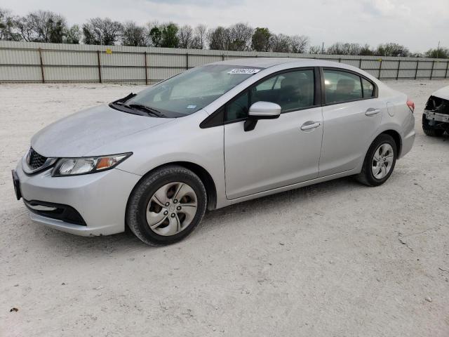 HONDA CIVIC LX 2014 with VIN 19XFB2F56EE008430 - Photo from auction