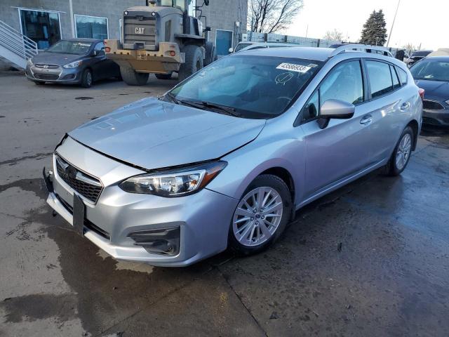 SUBARU IMPREZA PR 2018 with VIN 4S3GTAB68J3725598 - Photo from auction