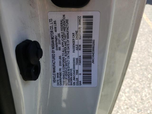 Photo 14 from auction – 2009 INFINITI G37 BASE with VIN JNKCV64E09M602893