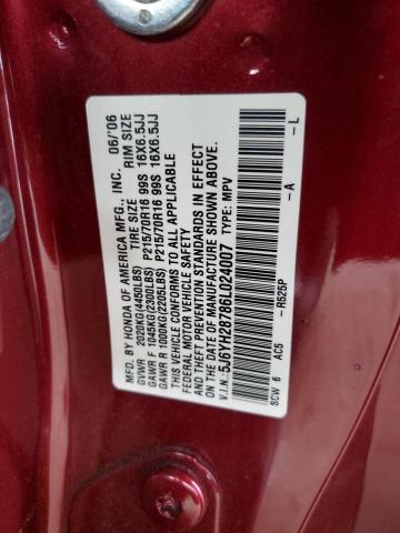Photo 14 from auction – 2006 HONDA ELEMENT EX with VIN 5J6YH28786L024007