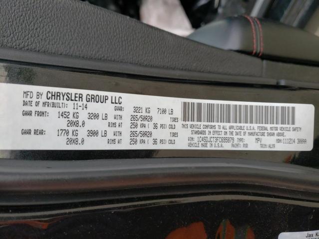 Photo 14 from auction – 2015 DODGE DURANGO R/ with VIN 1C4SDJCT3FC695879