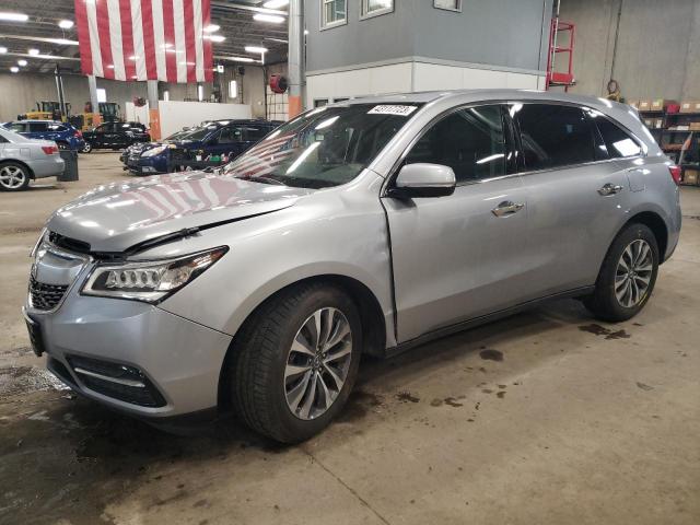 ACURA MDX TECHNO 2016 con VIN 5FRYD4H41GB006504 - Foto de la subasta