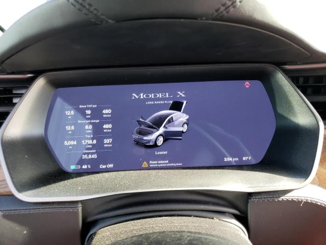 Photo 9 from auction – 2020 TESLA MODEL X with VIN 5YJXCBE2XLF263100