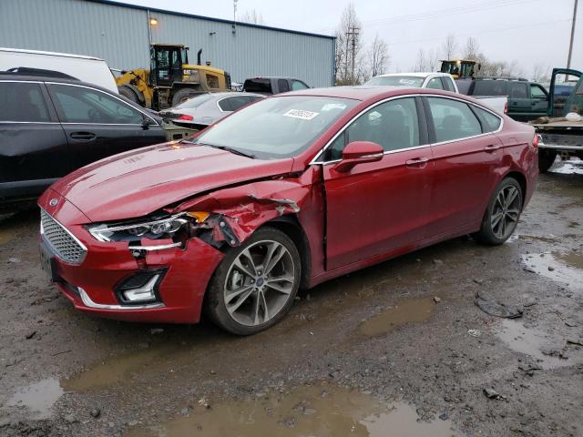 FORD FUSION TIT 2019 with VIN 3FA6P0D99KR220406 - Photo from auction