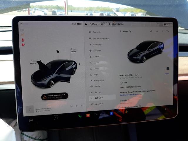Photo 9 from auction – 2021 TESLA MODEL 3 with VIN 5YJ3E1EA7MF052853