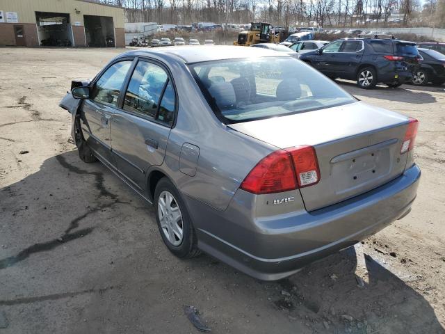 Photo 2 from auction – 2005 HONDA CIVIC DX V with VIN 2HGES16375H558357