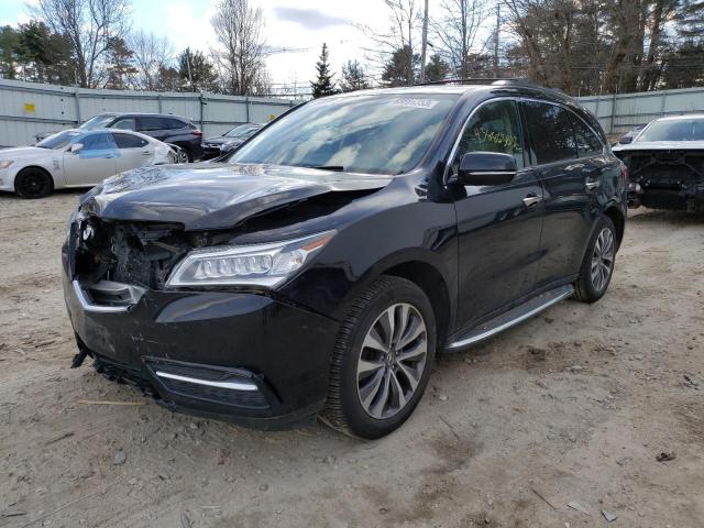 ACURA MDX 2016 with VIN 5FRYD4H22GB023486 - Photo from auction
