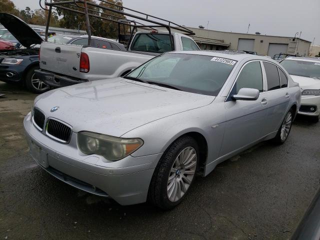 BMW 745 I 2002 with VIN WBAGL63452DP55161 - Photo from auction