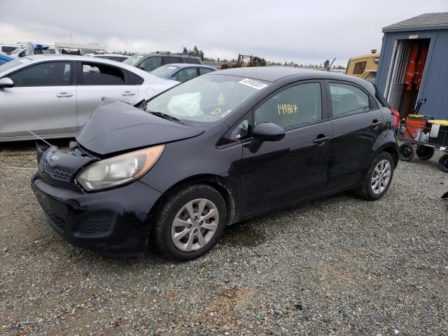 KIA RIO LX 2013 with VIN KNADM5A38D6177875 - Photo from auction