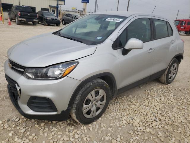 CHEVROLET TRAX LS 2017 with VIN KL7CJKSB5HB084236 - Photo from auction