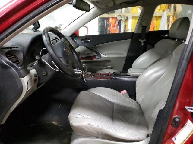 Photo 7 from auction – 2006 LEXUS IS 250 with VIN JTHCK262365002699