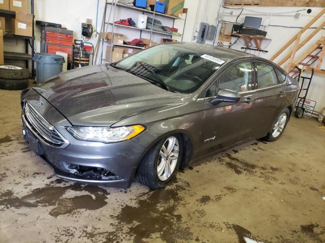 FORD FUSION SE 2018 with VIN 3FA6P0LU6JR232372 - Photo from auction