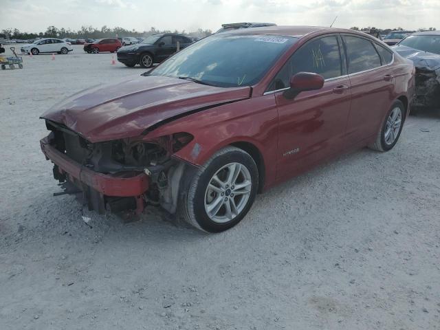 FORD FUSION SE 2018 with VIN 3FA6P0LU5JR141433 - Photo from auction