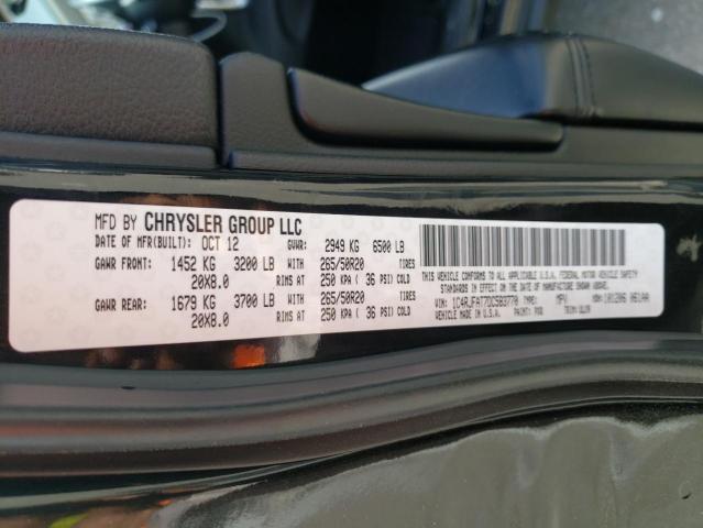 Photo 14 from auction – 2013 JEEP GRAND CHER with VIN 1C4RJFAT7DC583770