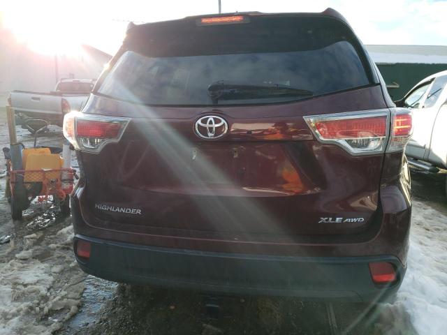 Photo 6 from auction – 2015 TOYOTA HIGHLANDER with VIN 5TDJKRFH5FS077484