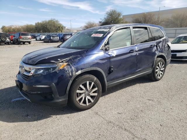 HONDA PILOT EX 2019 with VIN 5FNYF5H3XKB008947 - Photo from auction