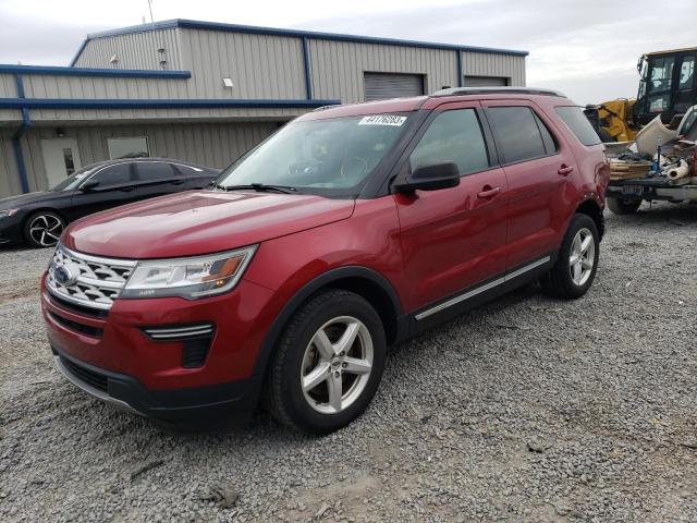 FORD EXPLORER X 2018 with VIN 1FM5K7DH0JGC22759 - Photo from auction