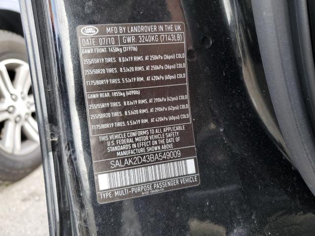 Photo 14 from auction – 2011 LAND ROVER LR4 HSE LU with VIN SALAK2D43BA549009