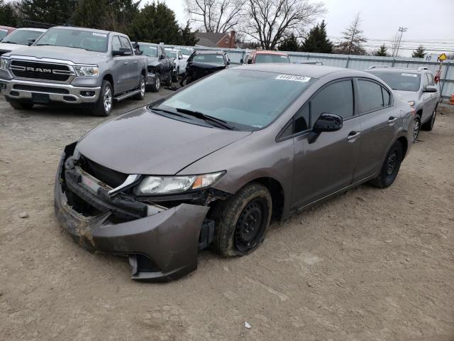 HONDA CIVIC LX 2013 with VIN 19XFB2F54DE292235 - Photo from auction