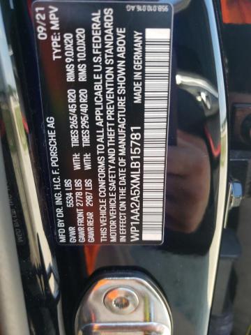 Photo 14 from auction – 2021 PORSCHE MACAN with VIN WP1AA2A5XMLB15781