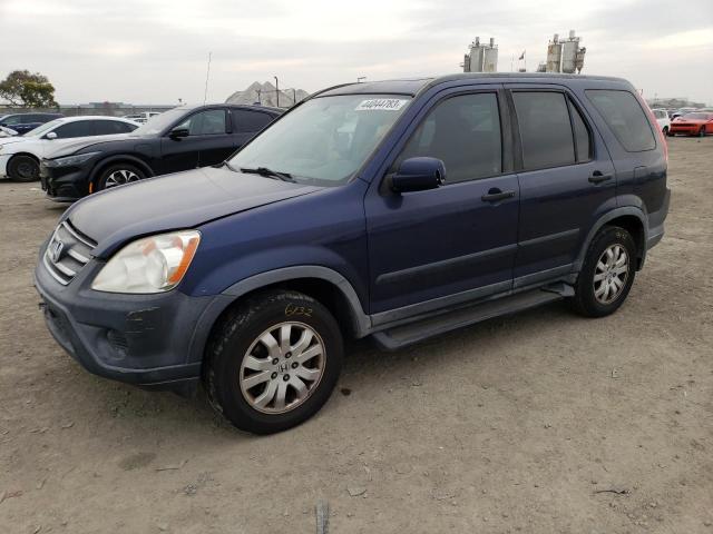 HONDA CR-V EX 2006 with VIN JHLRD78826C043554 - Photo from auction