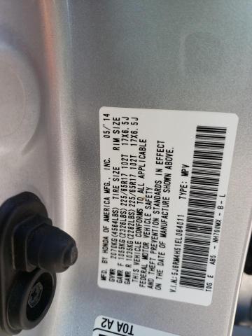 Photo 14 from auction – 2014 HONDA CR-V EX with VIN 5J6RM4H51EL084011