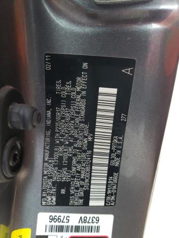 Photo 14 from auction – 2011 TOYOTA SIENNA XLE with VIN 5TDYK3DC8BS124116