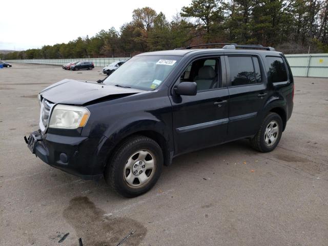 HONDA PILOT LX 2011 with VIN 5FNYF4H29BB099792 - Photo from auction