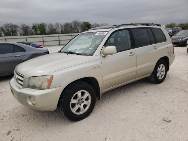 TOYOTA HIGHLANDER 2001 with VIN JTEGF21A410001309 - Photo from auction