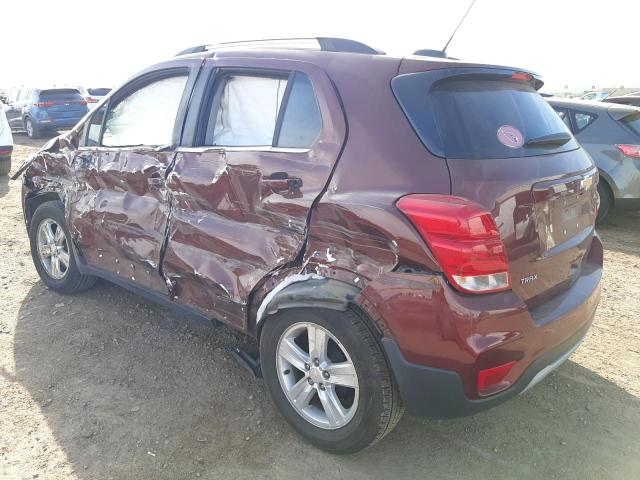 Photo 2 from auction – 2017 CHEVROLET TRAX 1LT with VIN 3GNCJLSB9HL215652