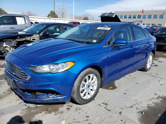 Photo 1 from auction – 2017 FORD FUSION S with VIN 3FA6P0G71HR200833