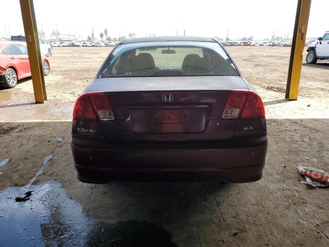 Photo 6 from auction – 2005 HONDA CIVIC 4D with VIN 2HGES268X5H549959