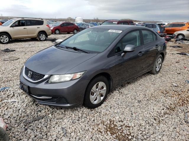 HONDA CIVIC LX 2013 with VIN 19XFB2F57DE294190 - Photo from auction
