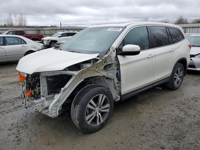 HONDA PILOT EXL 2018 with VIN 5FNYF6H53JB011727 - Photo from auction