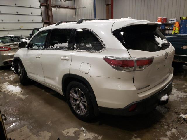 Photo 2 from auction – 2016 TOYOTA HIGHLANDER with VIN 5TDBKRFH6GS310553