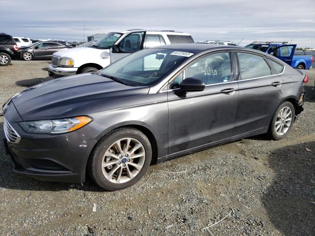 FORD FUSION SE 2017 with VIN 3FA6P0HD1HR368492 - Photo from auction