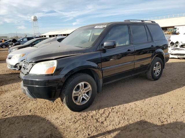 HONDA PILOT EXL 2005 with VIN 5FNYF18605B001657 - Photo from auction