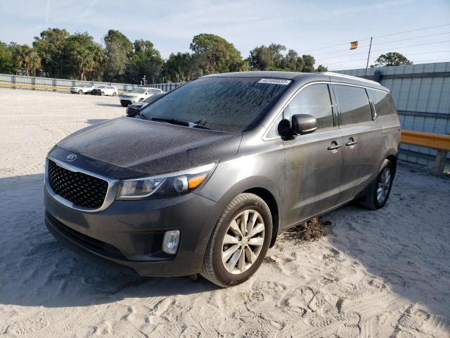KIA SEDONA EX 2016 with VIN KNDMC5C10G6159344 - Photo from auction