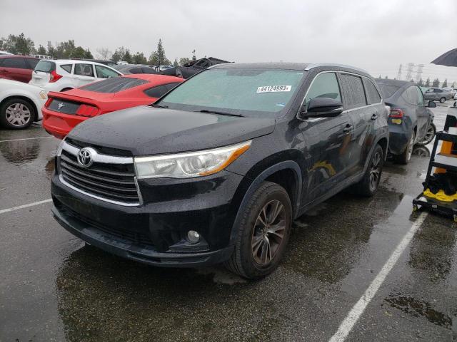 TOYOTA HIGHLANDER 2016 مع رقم تعريف المركبة 5TDKKRFH6GS161111 - صورة من المزاد
