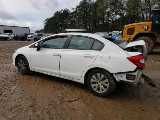 Photo 2 from auction – 2012 HONDA CIVIC LX with VIN 19XFB2F5XCE389728