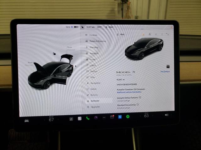 Photo 9 from auction – 2018 TESLA MODEL 3 with VIN 5YJ3E1EA1JF151695